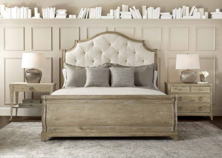 Picture of RUSTIC PATINA KING SLEIGH BED