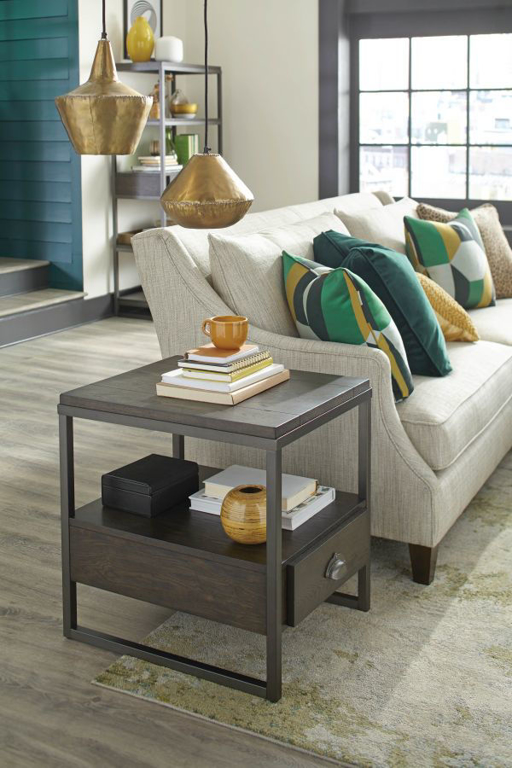 Picture of BAJA RECTANGULAR DRAWER END TABLE