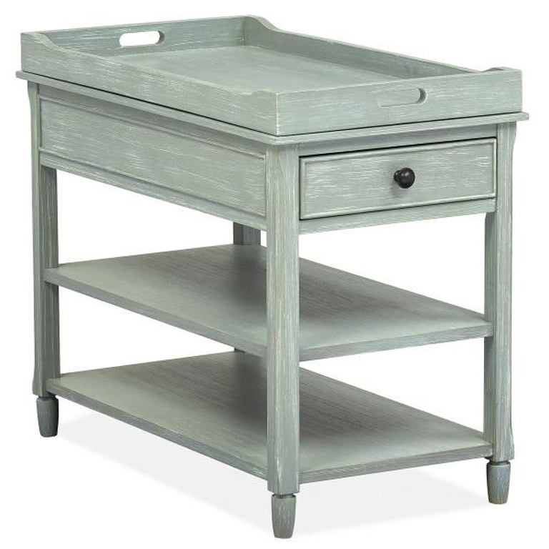 Picture of BLUE MOSAIC CHAIRSIDE TABLE