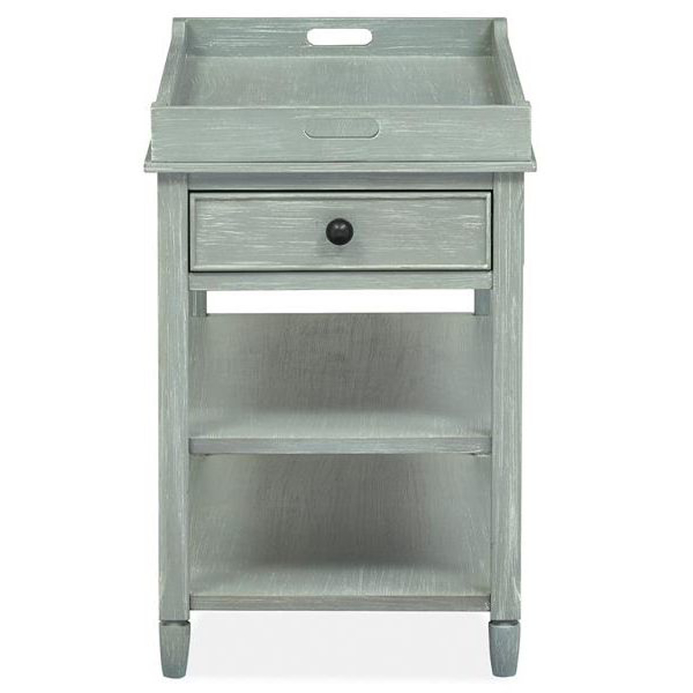 Picture of BLUE MOSAIC CHAIRSIDE TABLE