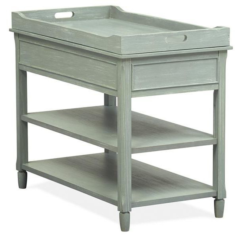 Picture of BLUE MOSAIC CHAIRSIDE TABLE