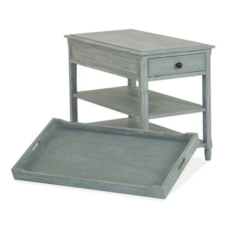 Picture of BLUE MOSAIC CHAIRSIDE TABLE