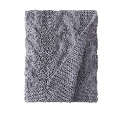 Picture of MICAH STEEL BLUE COTTON THROW