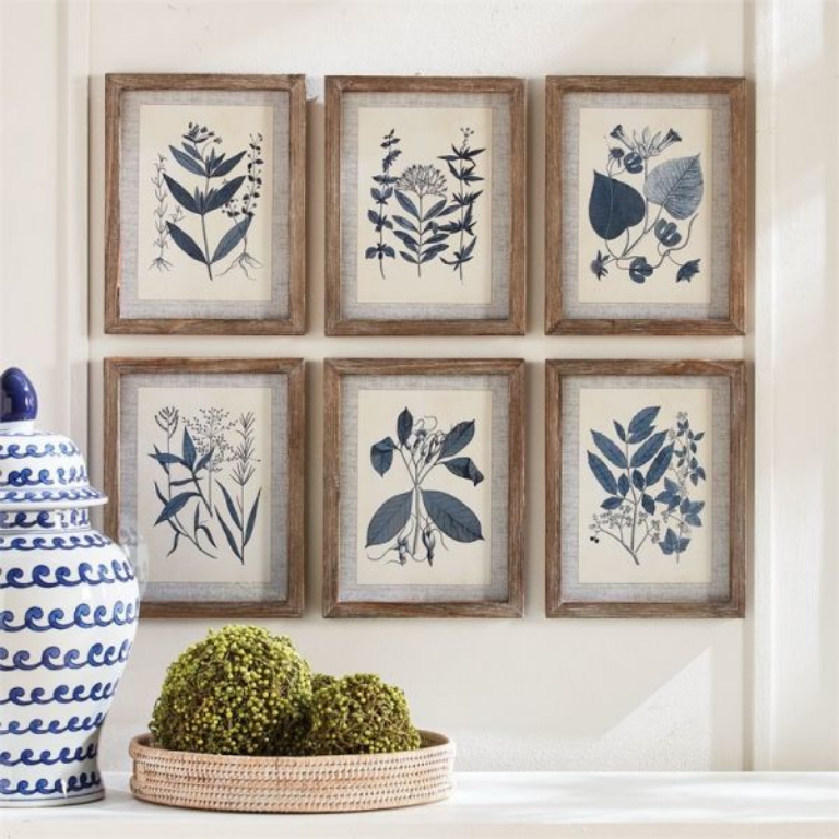 Picture of BLUE LEAF SET