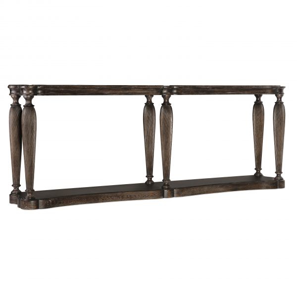 Picture of BROWN SCROLL TRADITIONS CONSOLE