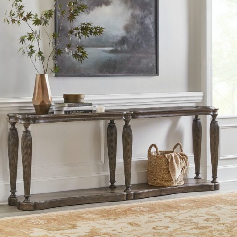 Picture of BROWN SCROLL TRADITIONS CONSOLE