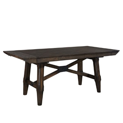 Picture of DOUBLE BRIDGE TRESTLE DINING TABLE