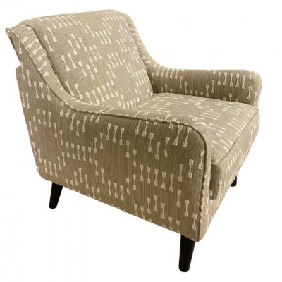 Picture of PURNMIA BURLAP ACCENT CHAIR