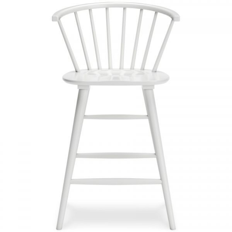 Picture of GRANNEN WHITE COUNTER STOOL