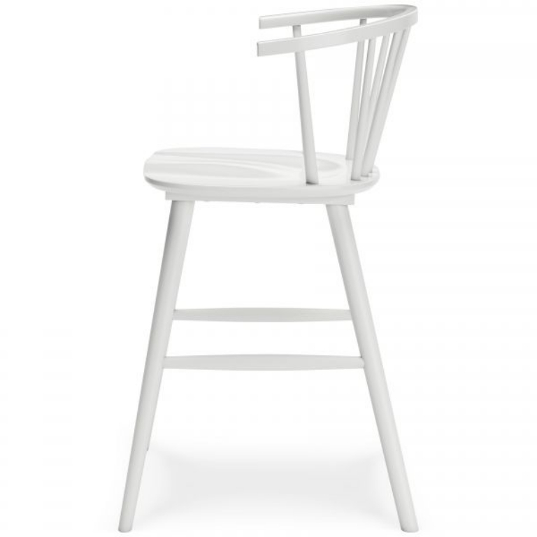 Picture of GRANNEN WHITE COUNTER STOOL