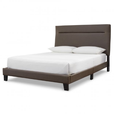 Picture of ADELLONI BROWN QUEEN UPHOLSTERED BED