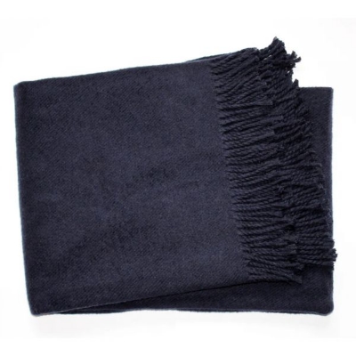 Picture of NAVY SOLID PLUSH THROW