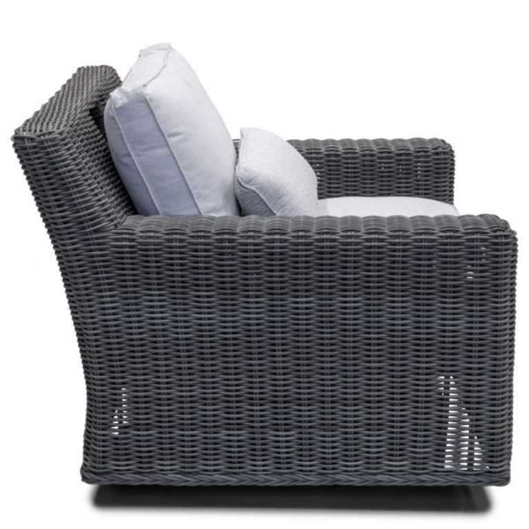 Picture of RUSTIC WOVEN OUTDOOR SWIVEL CHAIR