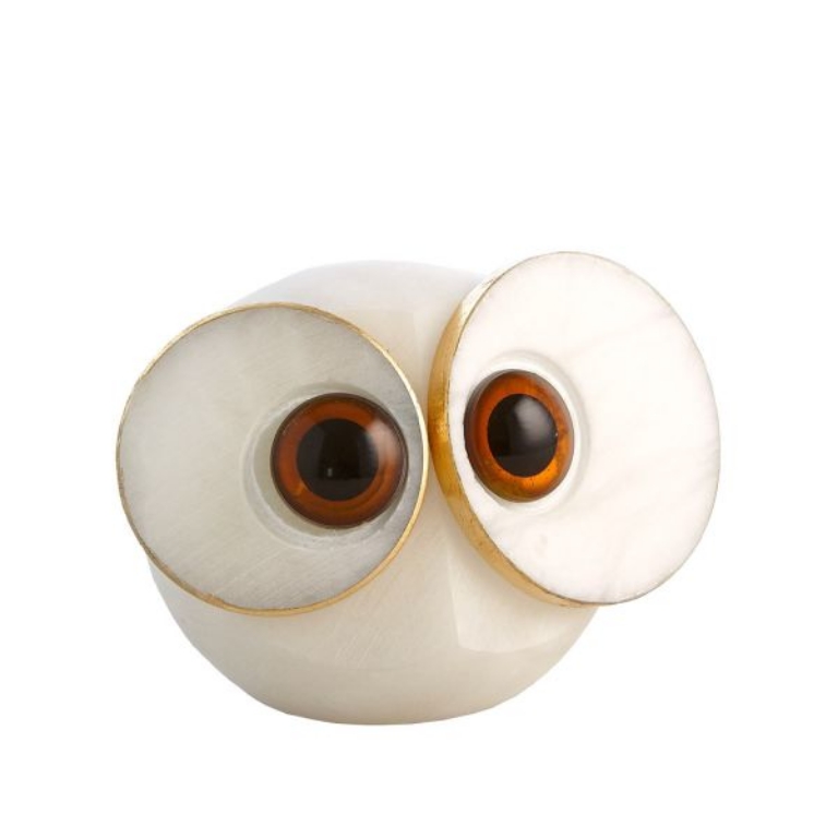 Picture of ALABASTER MEDIUM OWL