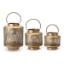 Picture of GOLD METAL LANTERN SET