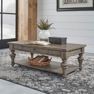 Picture of AMERICANA FARMHOUSE COCKTAIL TABLE