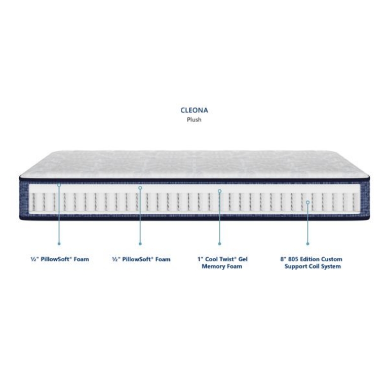 Picture of CLEONA PLUSH TWIN XL MATTRESS