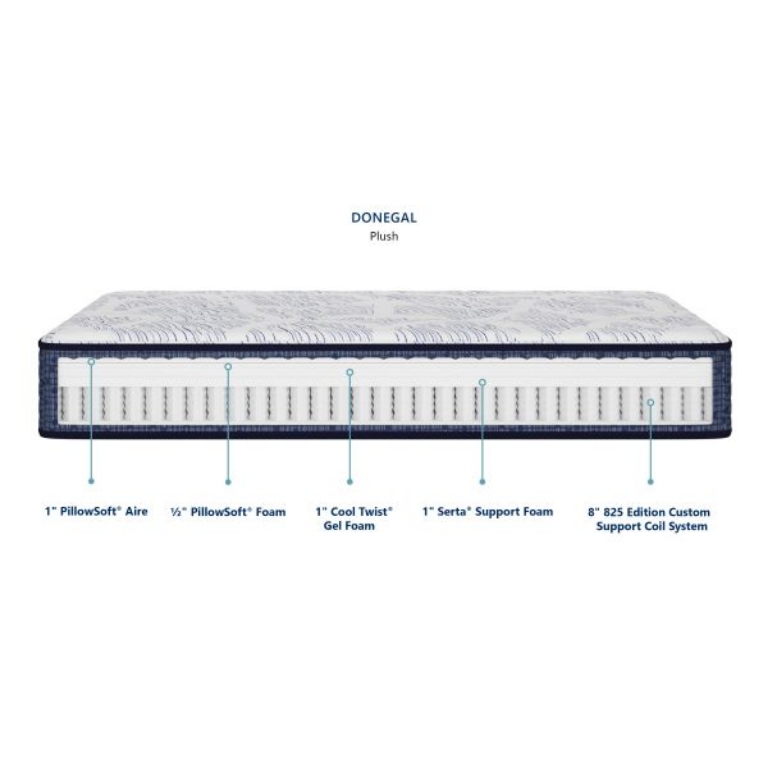 Picture of DONEGAL PLUSH TWIN XL MATTRESS