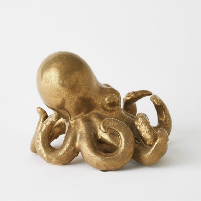 Picture of MATTE GOLD OCTOPUS