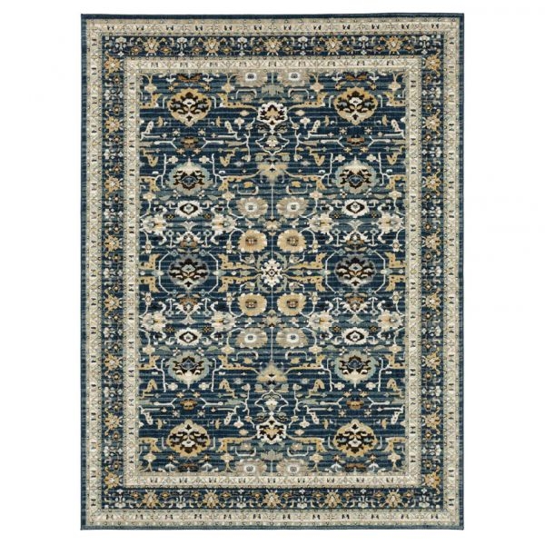 Picture of ZEPHYR AMPHORA BLUE RUG