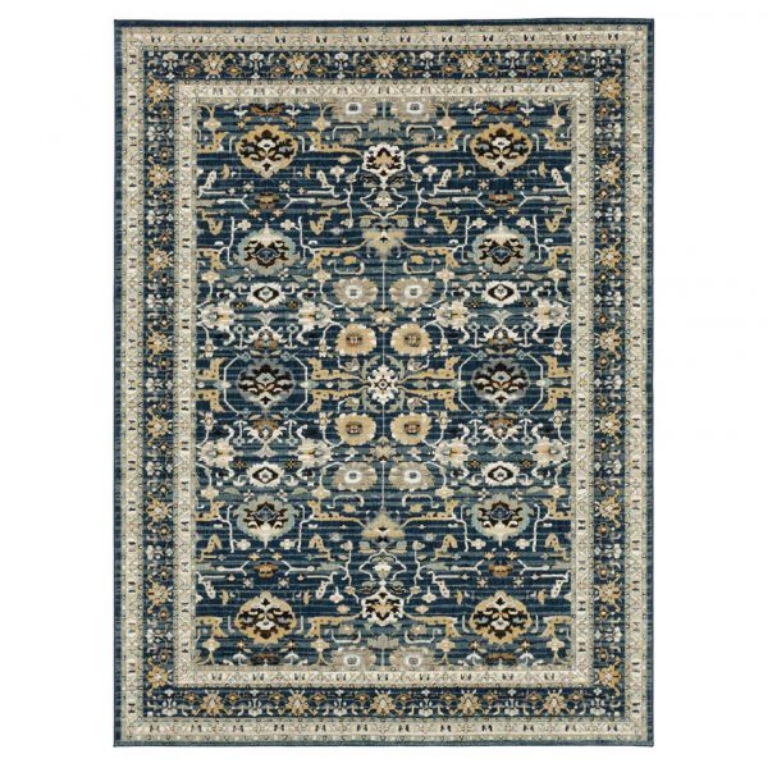 Picture of ZEPHYR AMPHORA BLUE RUG