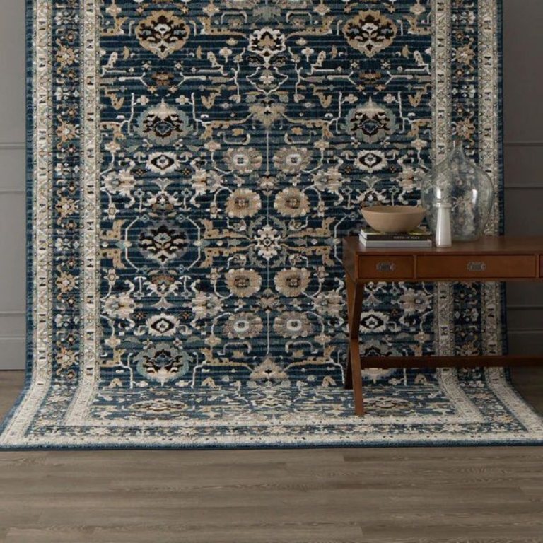 Picture of ZEPHYR AMPHORA BLUE RUG