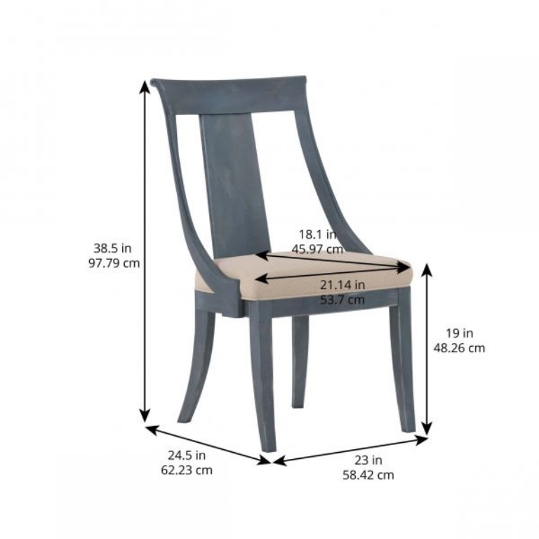 Picture of ALCOVE SLATE SIDE CHAIR