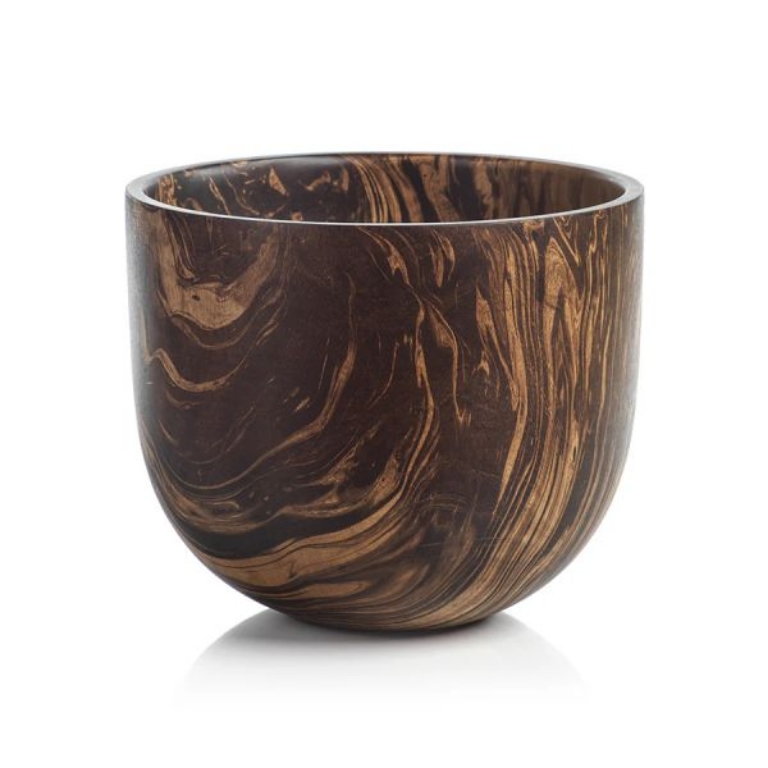 Picture of MANGO WOOD MARBLEIZED BOWL