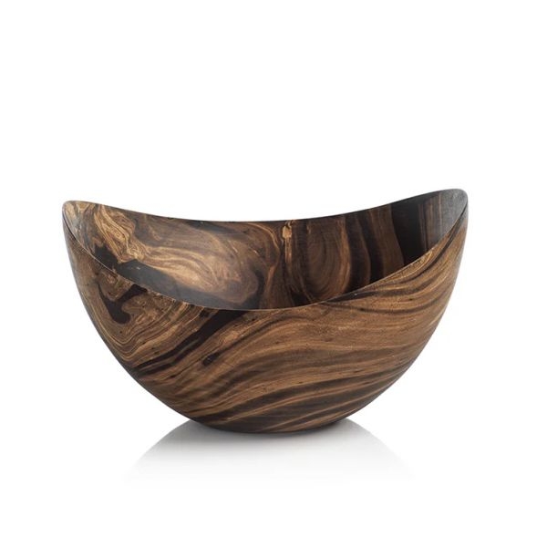 Picture of MANGO WOOD MARBLEIZED BOWL II