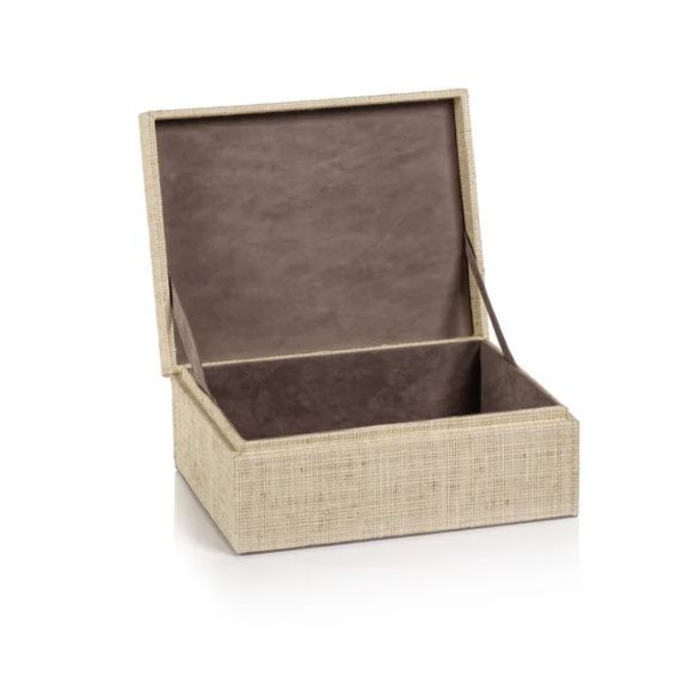 Picture of LA BOCCA WOVEN RAFFIA BOX