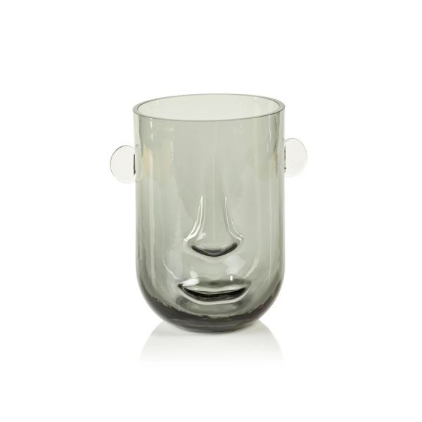 Picture of PAOLO FACE GLASS VASE II