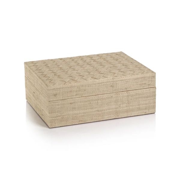 Picture of LA BOCCA WOVEN RAFFIA BOX II