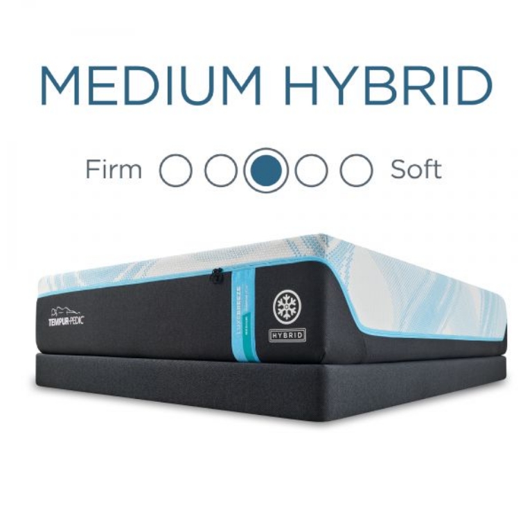 Picture of LUXEBREEZE® MEDIUM HYBRID TWIN XL MATTRESS