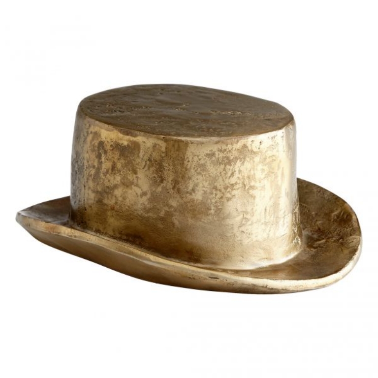 Picture of AGED BRASS HAT TOKEN