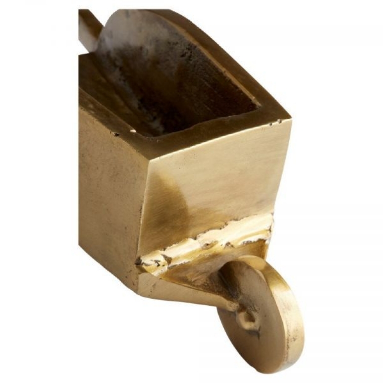 Picture of AGED BRASS WHEELBARROW TOKEN