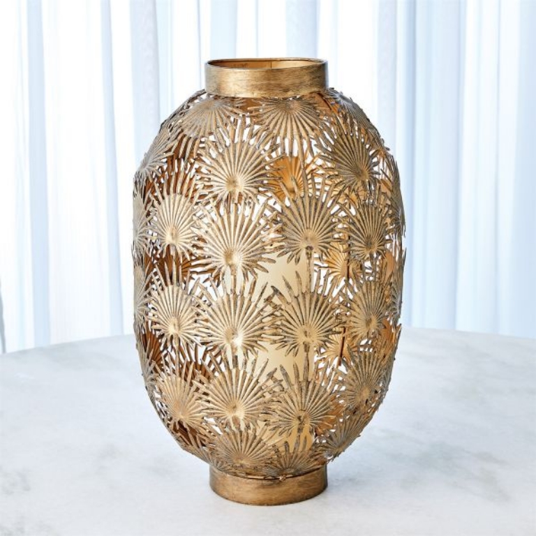 Picture of TROPICAL PALM LARGE LANTERN