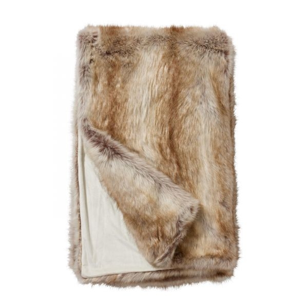 Picture of BLONDE 60X86 FAUX FUR THROW