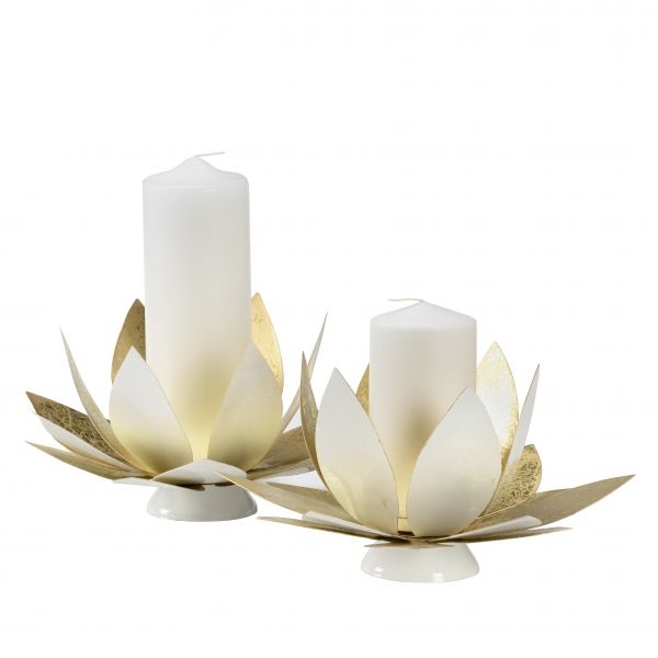 Picture of LOTUS CANDLEHOLDERS SET