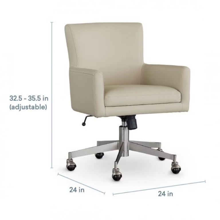 Picture of LYLES TAUPE DESK CHAIR