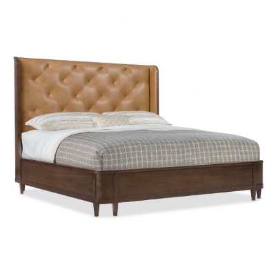 Picture of ARCHIVES KING LEATHER BED