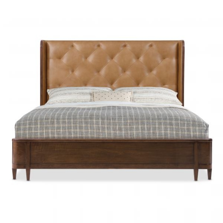 Picture of ARCHIVES KING LEATHER BED