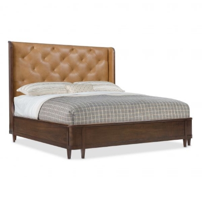 Picture of ARCHIVES QUEEN LEATHER BED