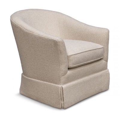 Picture of CURLY COTTON SWIVEL CHAIR