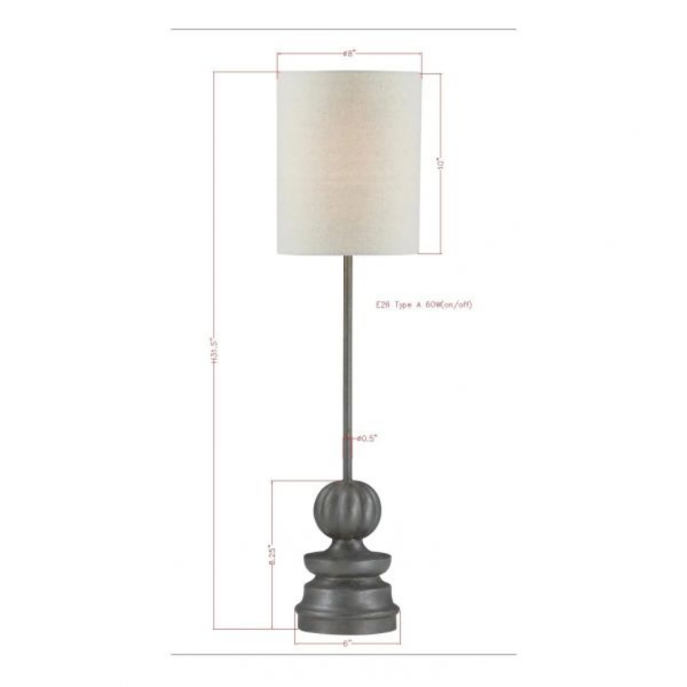 Picture of BRANTLEY BUFFET LAMP