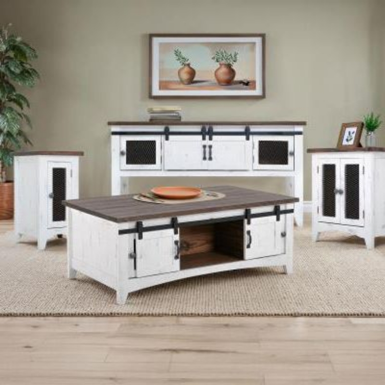 Picture of PUEBLO WHITE COCKTAIL TABLE