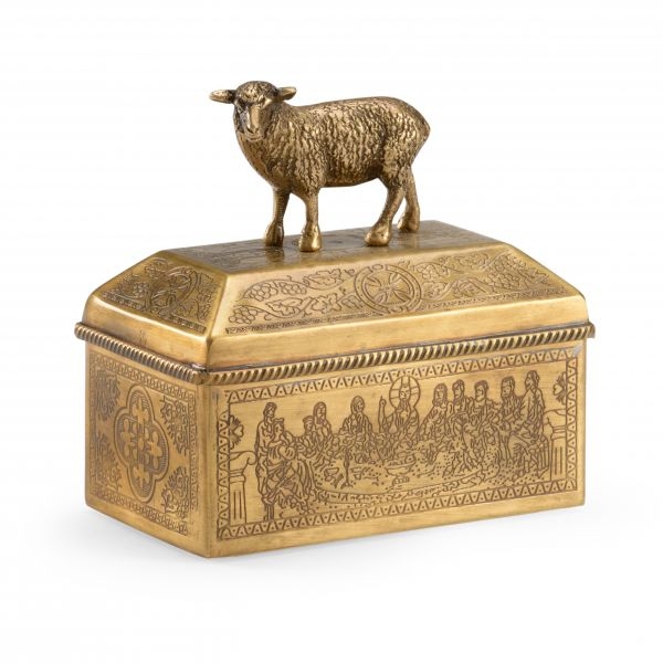 Picture of LAMB BRASS BOX