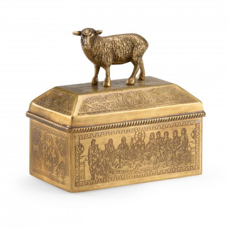 Picture of LAMB BRASS BOX