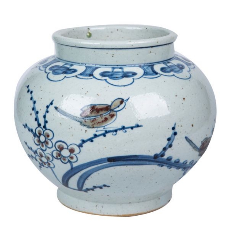 Picture of BLUE & WHITE SMALL JAR