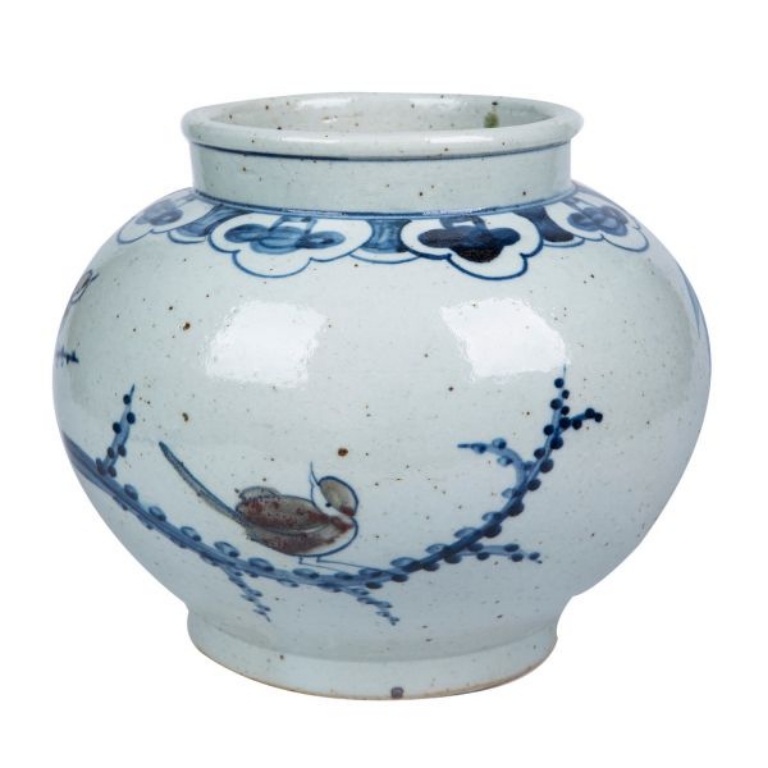Picture of BLUE & WHITE SMALL JAR