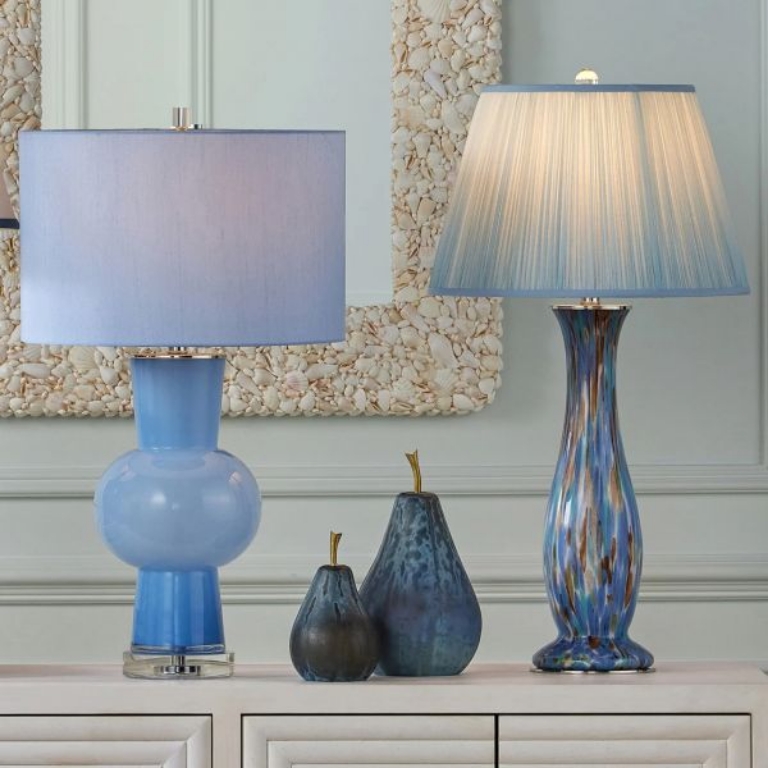 Picture of GLASS DARK BLUE PEAR ST/2